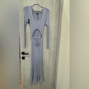 AFRM Knit Dress in Merled Icy Blue